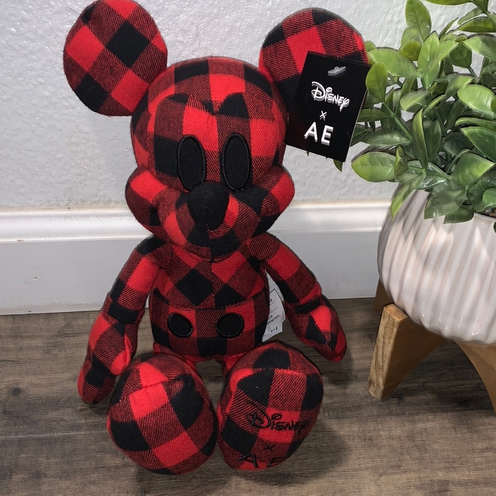 NWT DISNEY X AE PLAID MICKEY
